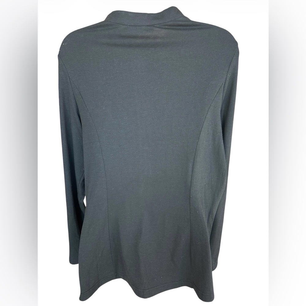 NWOT Deyeek Women’s Black Long Sleeve Zip Up Post Op Shirt w/ Drain Pockets M - Picture 6 of 12
